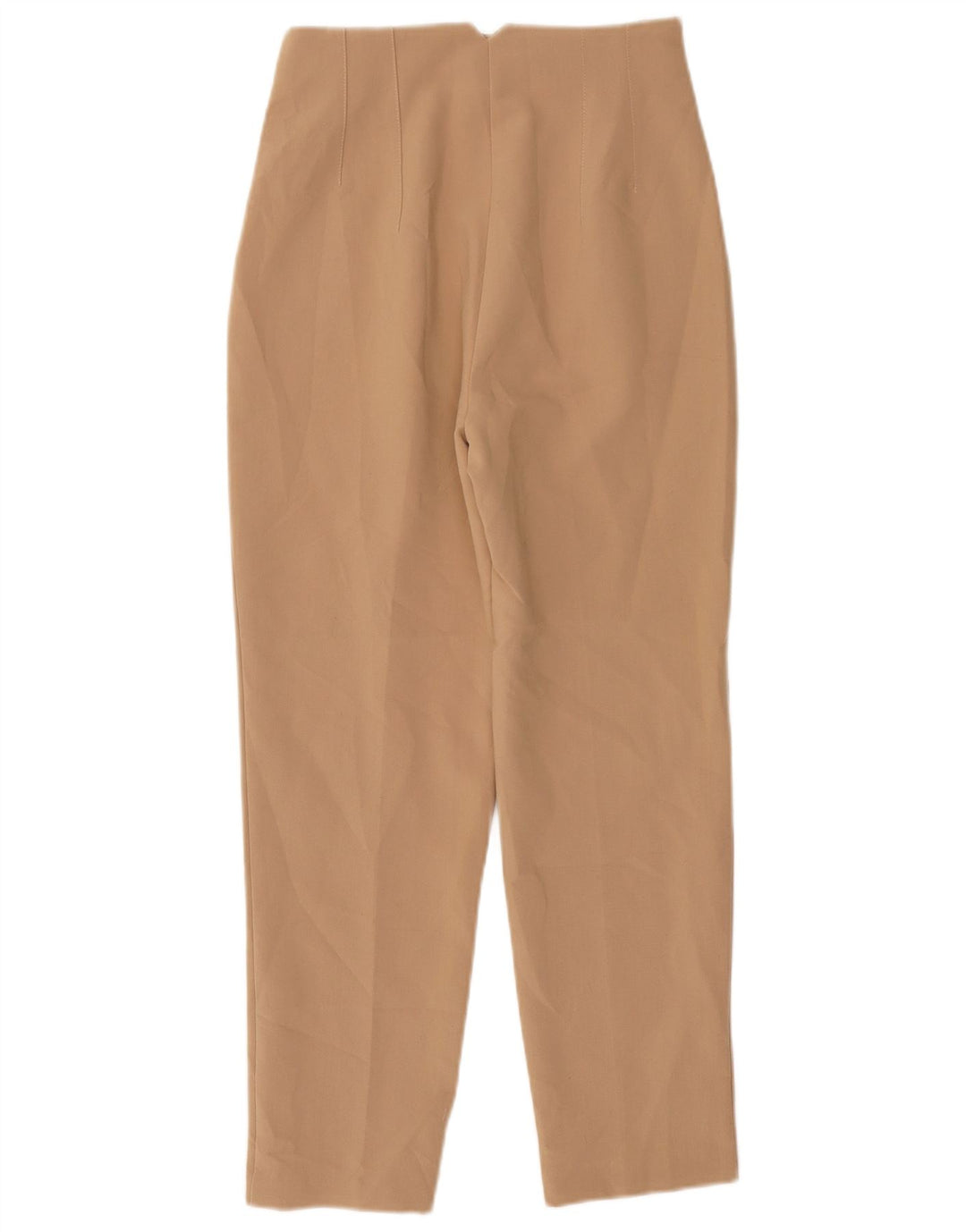 Damskie zwężane spodnie chino Zara, małe W26 L26, beżowy poliester