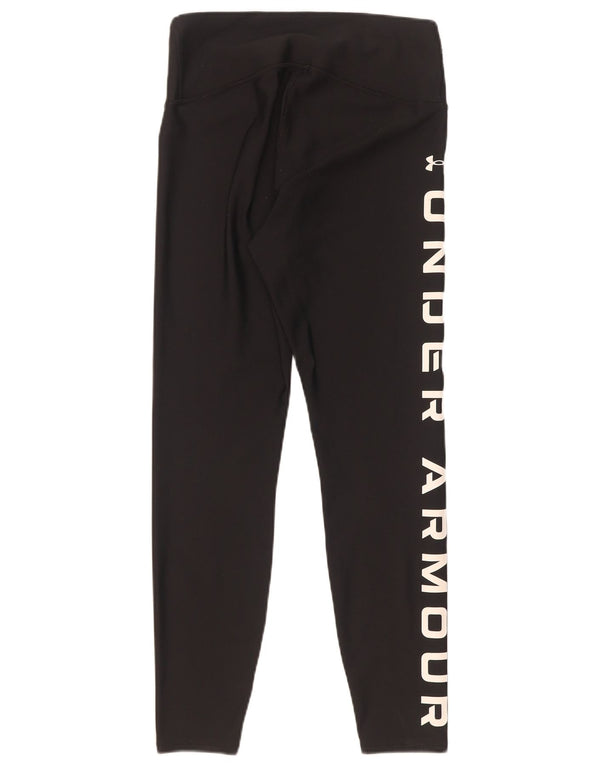 Damskie legginsy Under Armour Heat Gear Graphic UK 12, średnie czarne