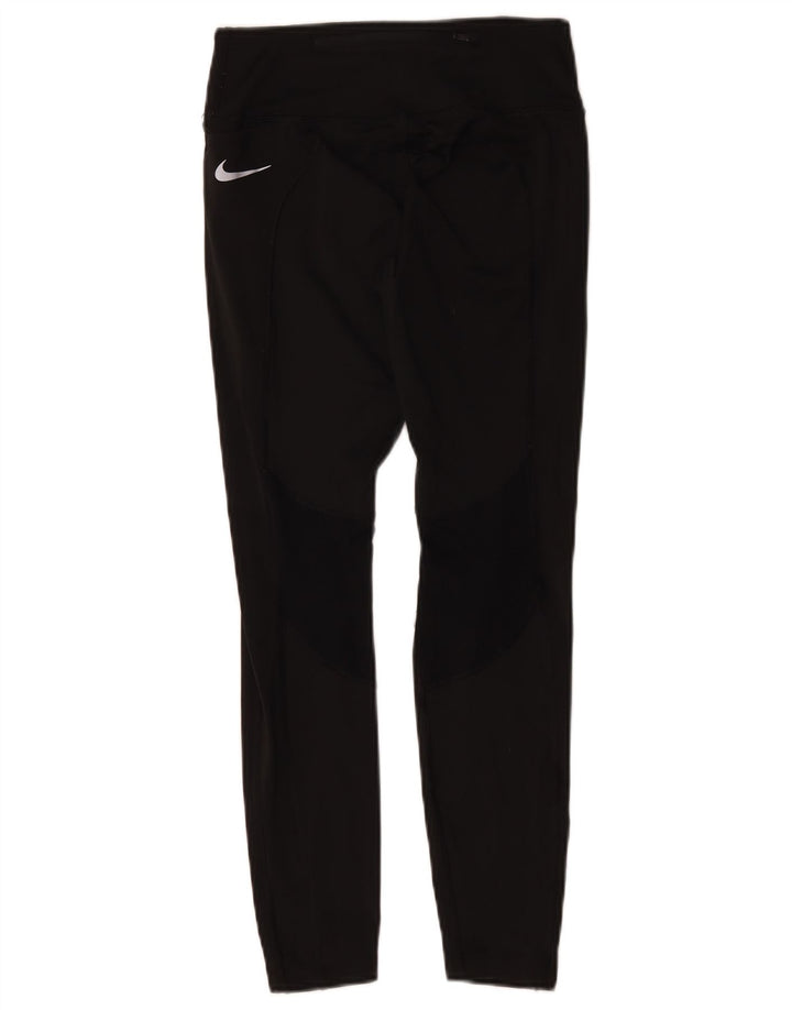 Damskie legginsy Nike Dri Fit UK 8, małe, czarne, poliestrowe