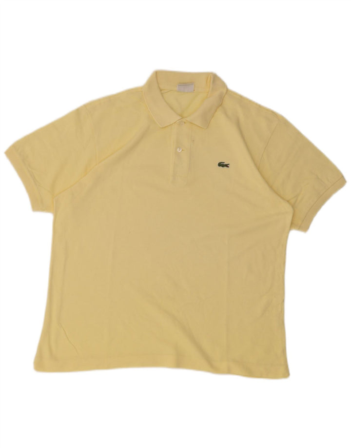Męska koszulka polo Lacoste, rozmiar 5, duża, żółta