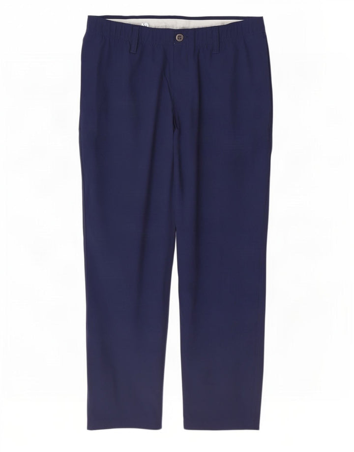 Męskie spodnie typu slim chino Under Armour W36 L30 granatowy poliester