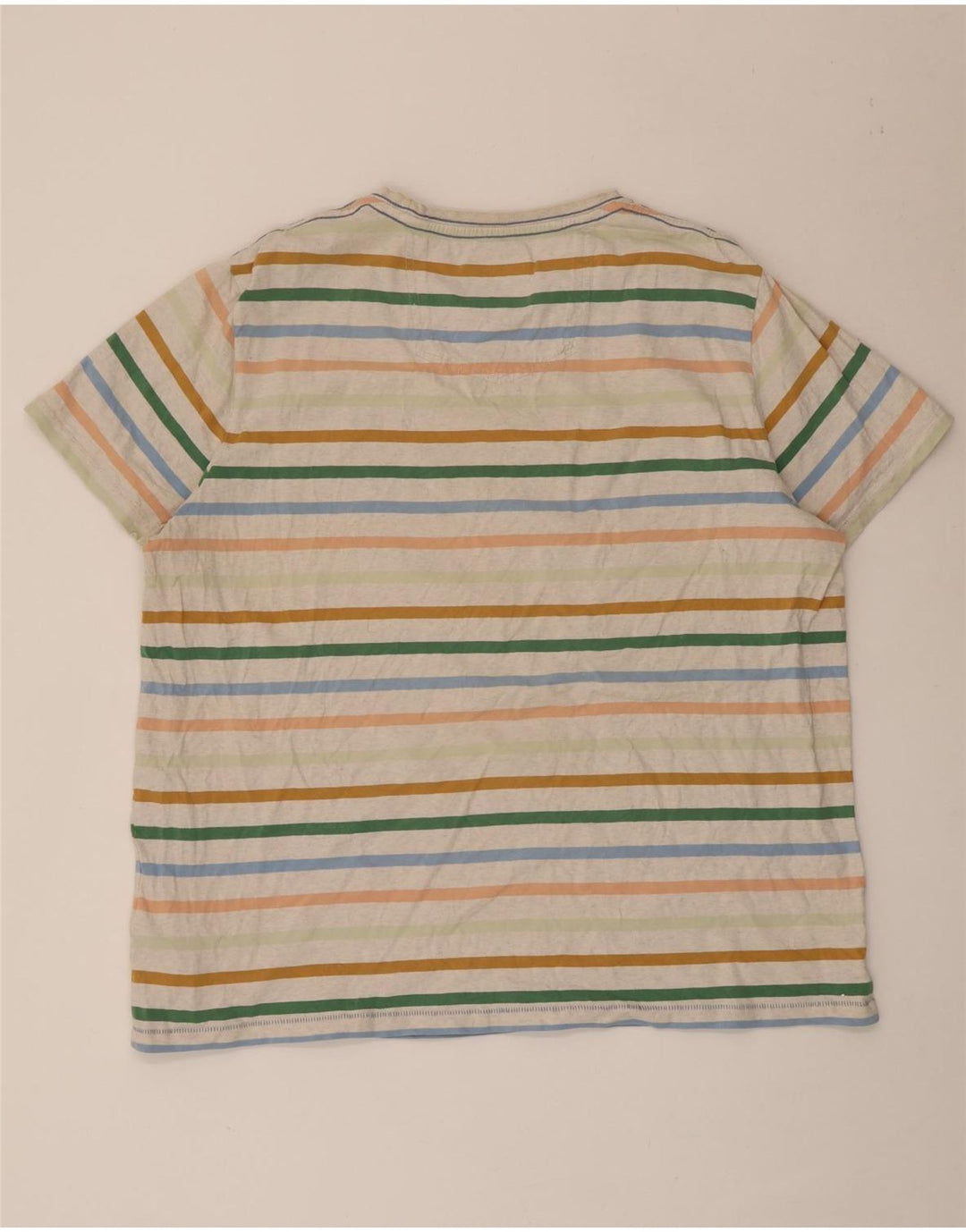 T-shirt męski Fat Face Top 2XL, wielobarwna bawełna w paski