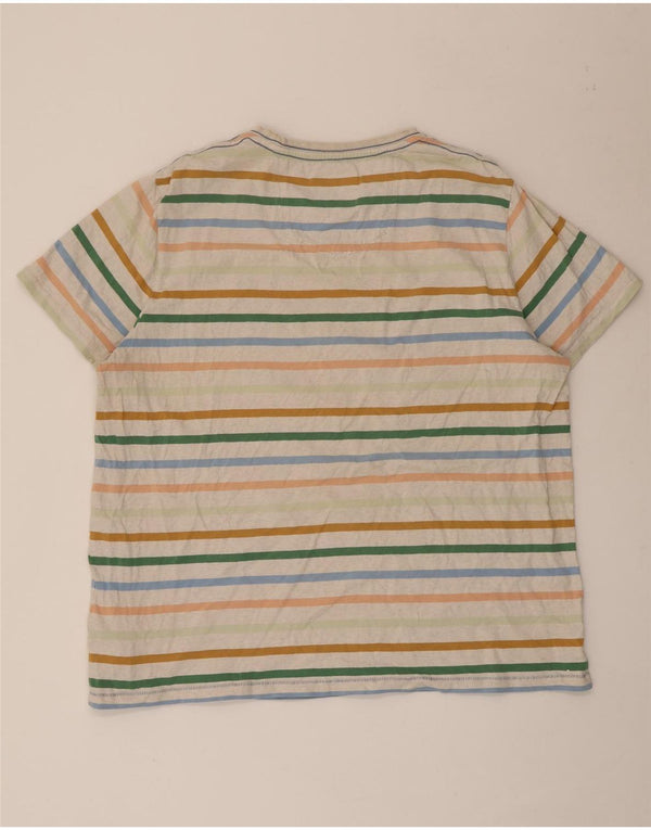 T-shirt męski Fat Face Top 2XL, wielobarwna bawełna w paski