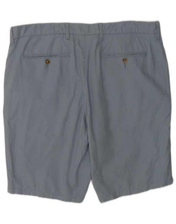 Męskie spodenki Chino Marks & Spencer W40 XL, niebieskie lniane
