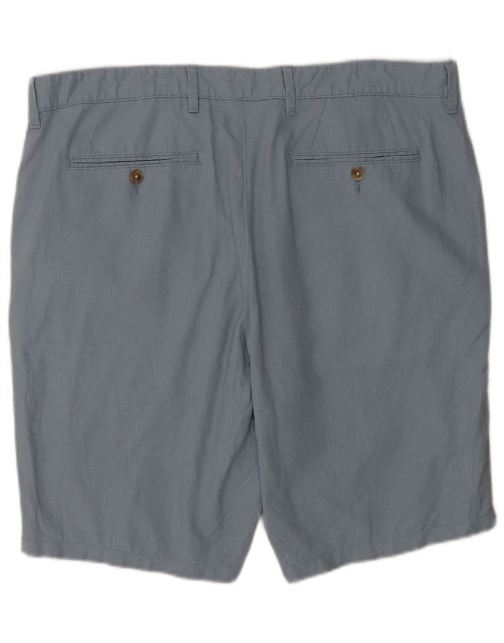 Męskie spodenki Chino Marks & Spencer W40 XL, niebieskie lniane