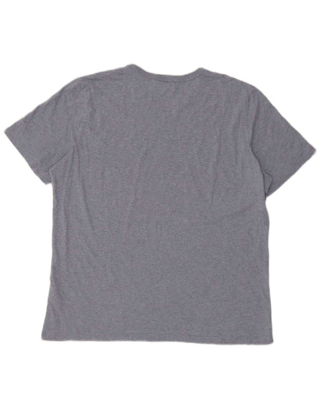 Cos Męski t-shirt o regularnym kroju, duży, niebieski, z bawełny w plamki