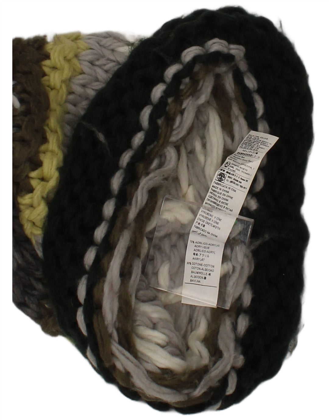 Czapka damska Bobble United Colors of Benetton, mała, wielokolorowa, zimowa