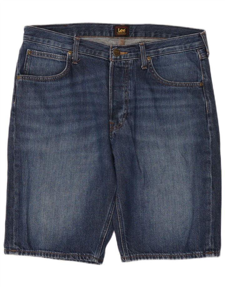 Męskie spodenki jeansowe Lee W34, duże, niebieskie, bawełniane