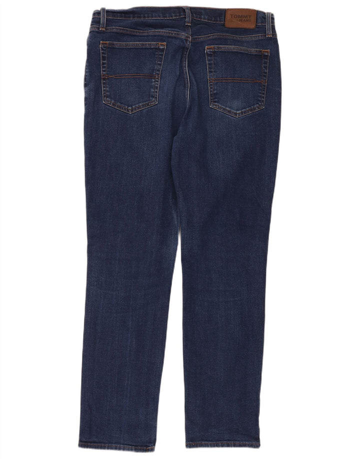 Męskie dżinsy Tommy Hilfiger Droite Slim W36 L32 Niebieskie