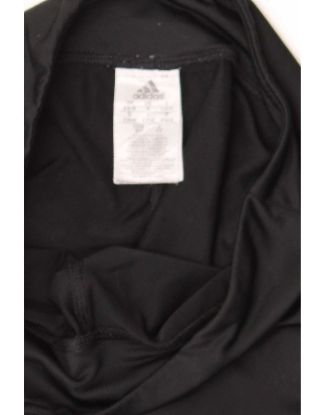 Damskie legginsy Adidas Capri UK 8/10, małe, czarne, poliestrowe
