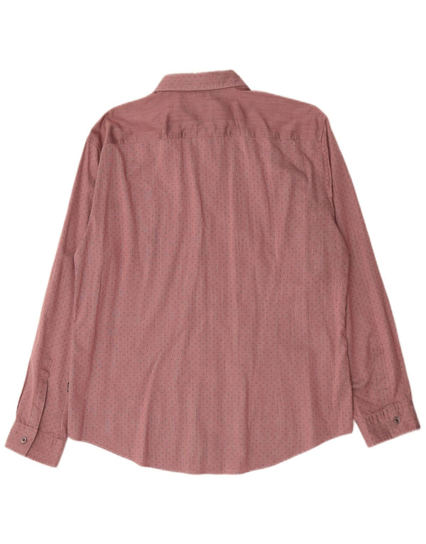 Koszula męska Hugo Boss Slim Fit XL, bawełniana w czerwone cętki