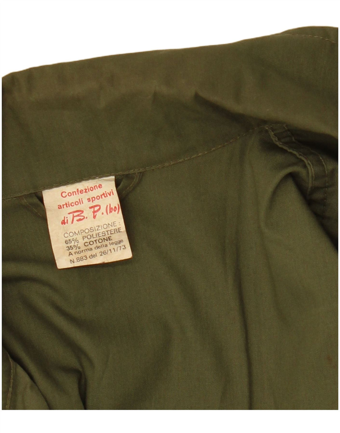 Męska kurtka użytkowa VINTAGE UK 36, mała, khaki, poliester