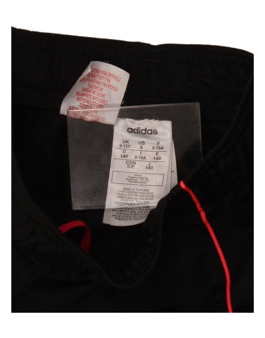 Dziewczęce spodnie dresowe ADIDAS Joggery 9-10 lat Czarny poliester