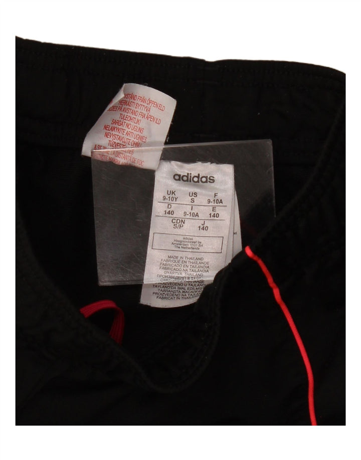 Dziewczęce spodnie dresowe ADIDAS Joggery 9-10 lat Czarny poliester