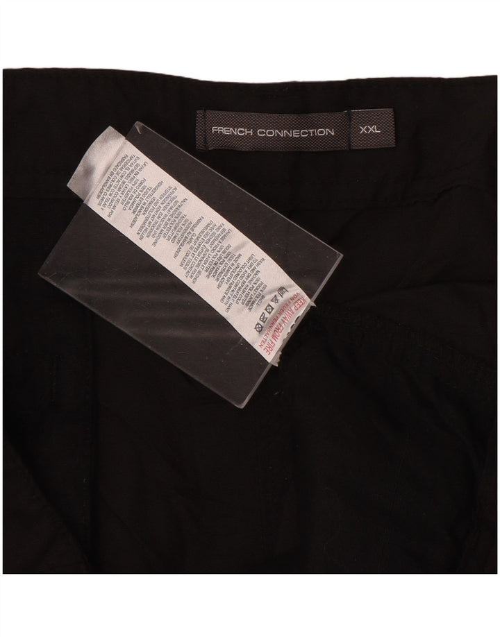 Męskie spodenki cargo French Connection 2XL W42 Czarny poliamid