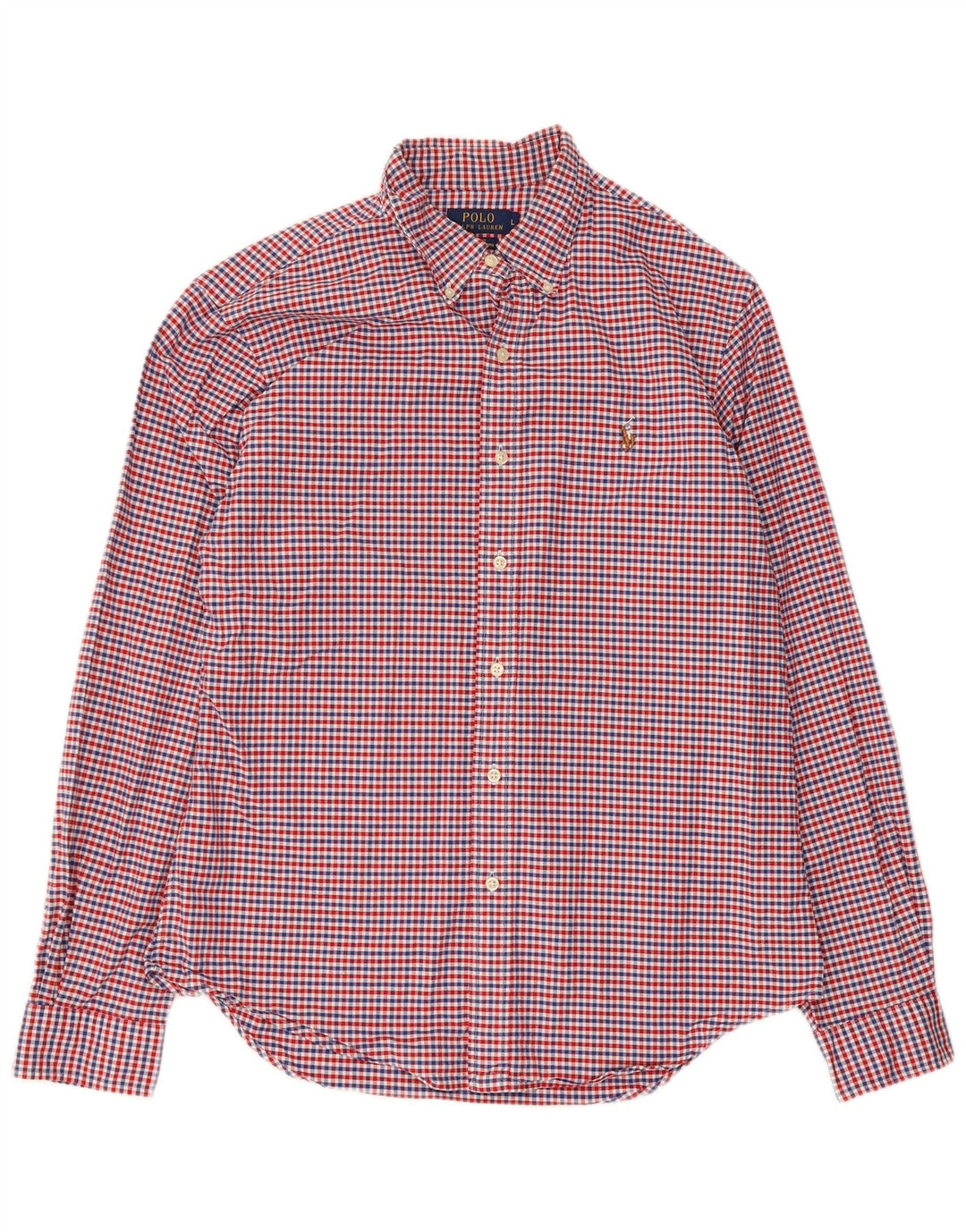 Polo Ralph Lauren Męska koszula Oxford ze stretchem, duża, wielobarwna kratka