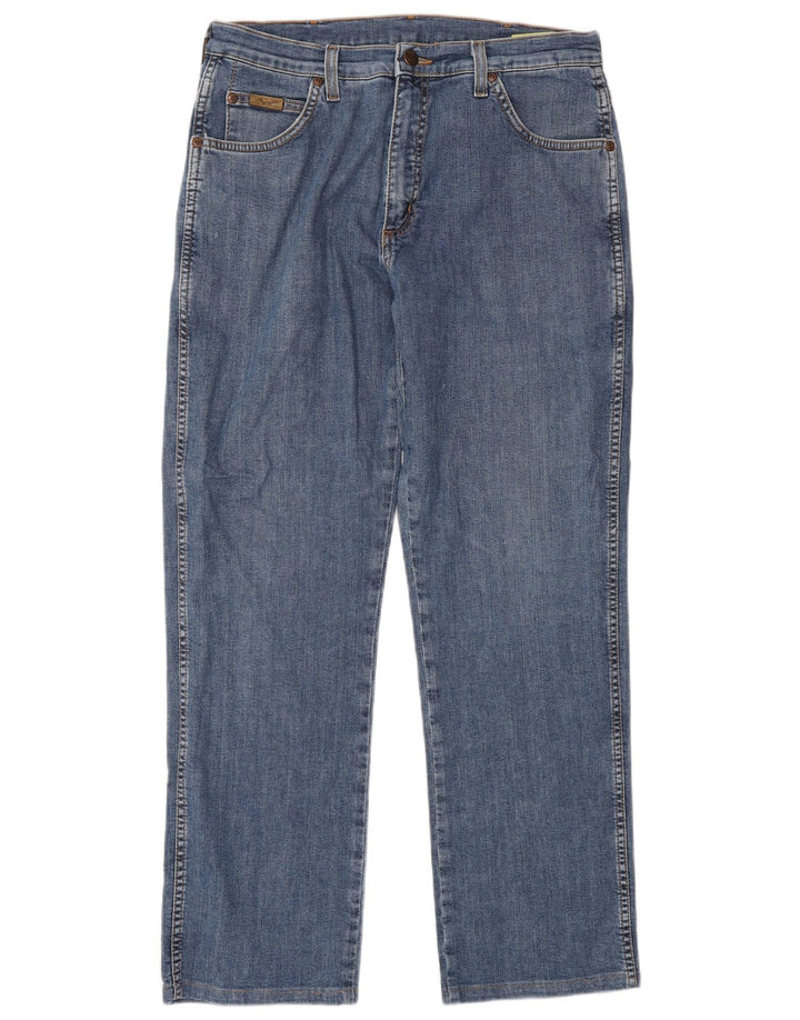 Męskie jeansy WRANGLER Texas Straight W33 L30 Niebieski poliester