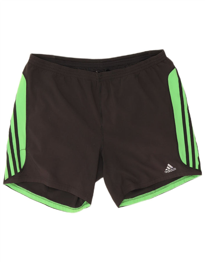Adidas Męskie Spodenki sportowe Climacool XL Czarny poliester z blokami kolorów