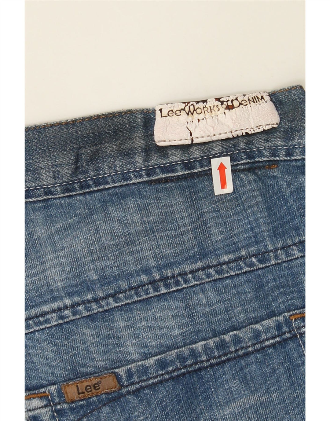 LEE Mens Ross Straight Jeans  W38 L30 Blue Cotton Vintage Lee and Second-Hand Lee from Messina Hembry 