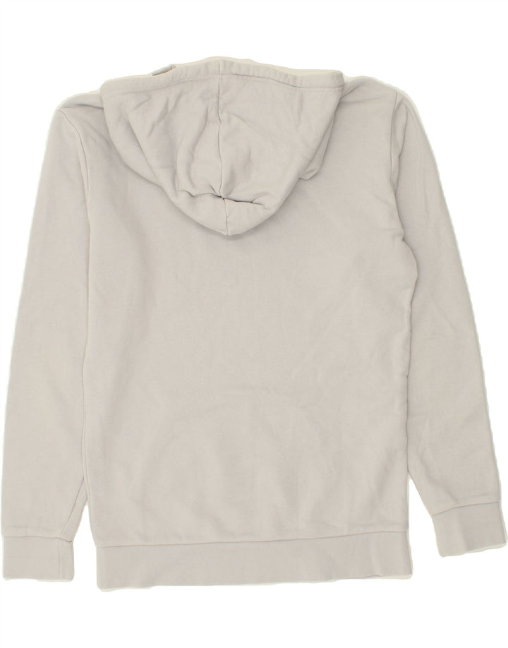 ADIDAS Mens Hoodie Jumper Small Grey Cotton Vintage Adidas and Second-Hand Adidas from Messina Hembry 