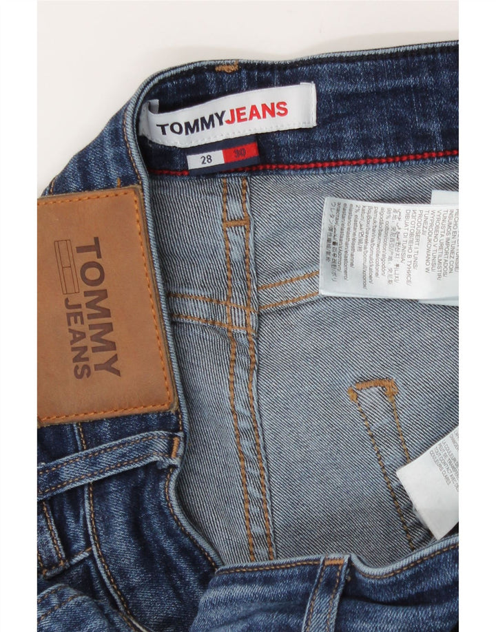 Damskie jeansy Slim Tommy Hilfiger W28 L26 Niebieskie bawełniane