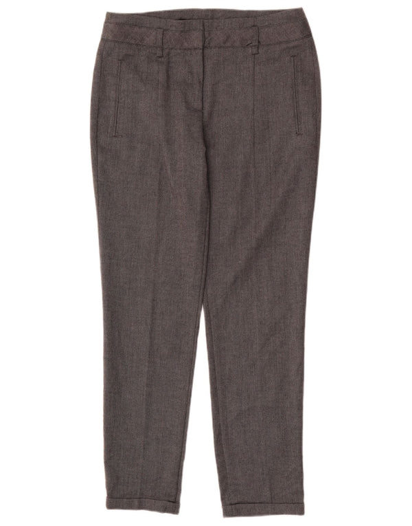 Damskie proste spodnie garniturowe Zara EU 36 XS W26 L28 Szary poliester