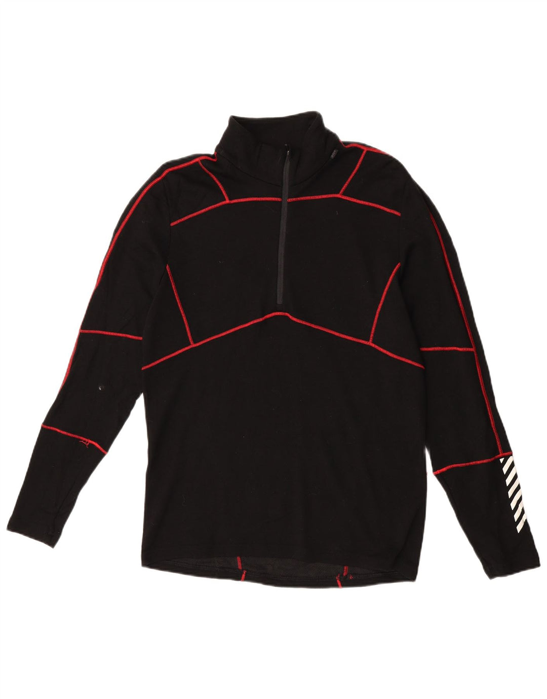 Męski dres Helly Hansen z zamkiem błyskawicznym, średni czarny geometryczny
