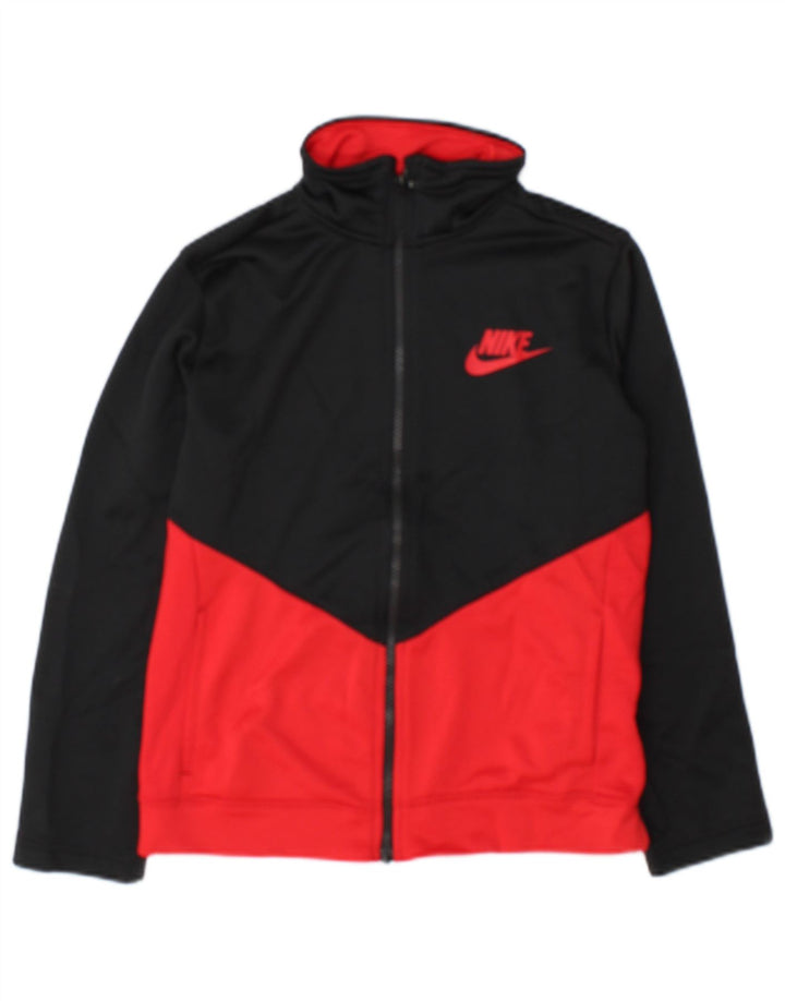 Chłopięca bluza dresowa Nike 10-11 lat, średnia czarna, z blokami kolorów