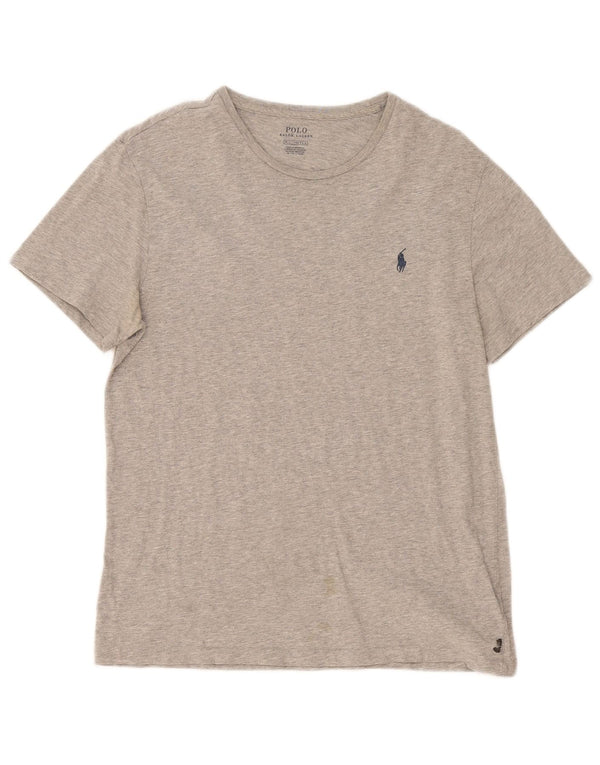 Męska koszulka Polo Ralph Lauren Top, średnia, szara, bawełniana nakrapiana