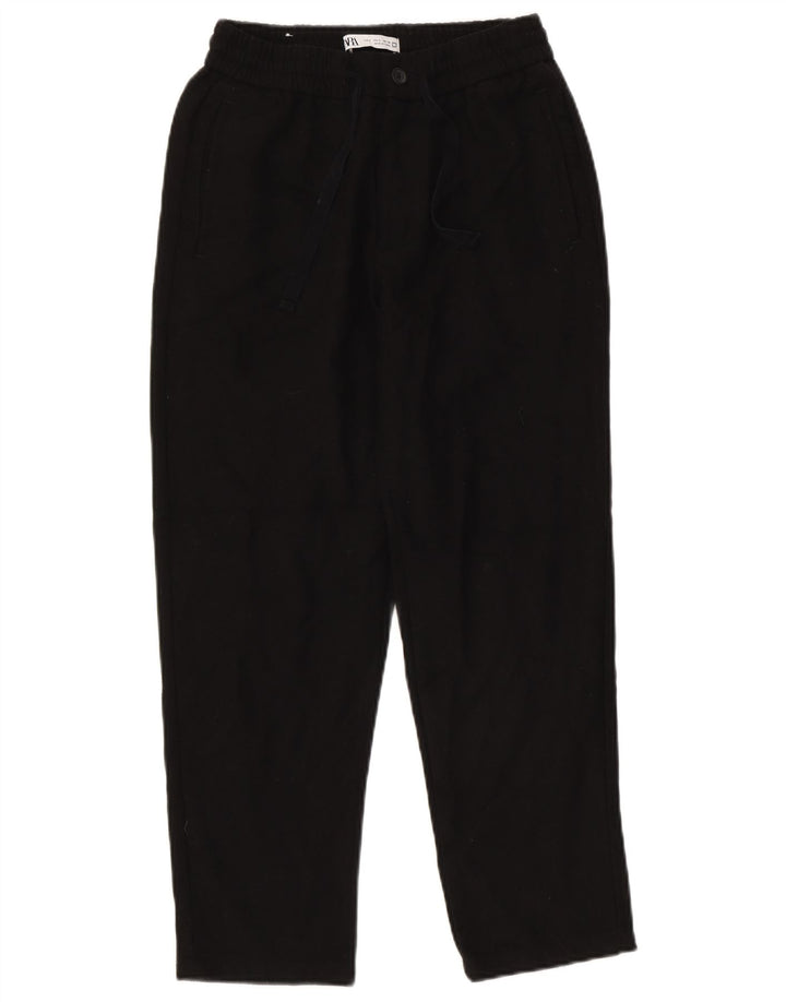 Męskie zwężane spodnie chino Zara, małe W30 L26, czarny poliester