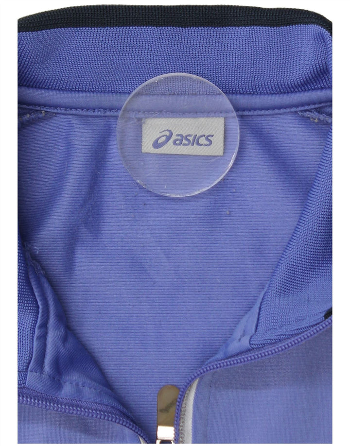Damska kurtka dresowa Asics UK 12, średni fiolet, poliester