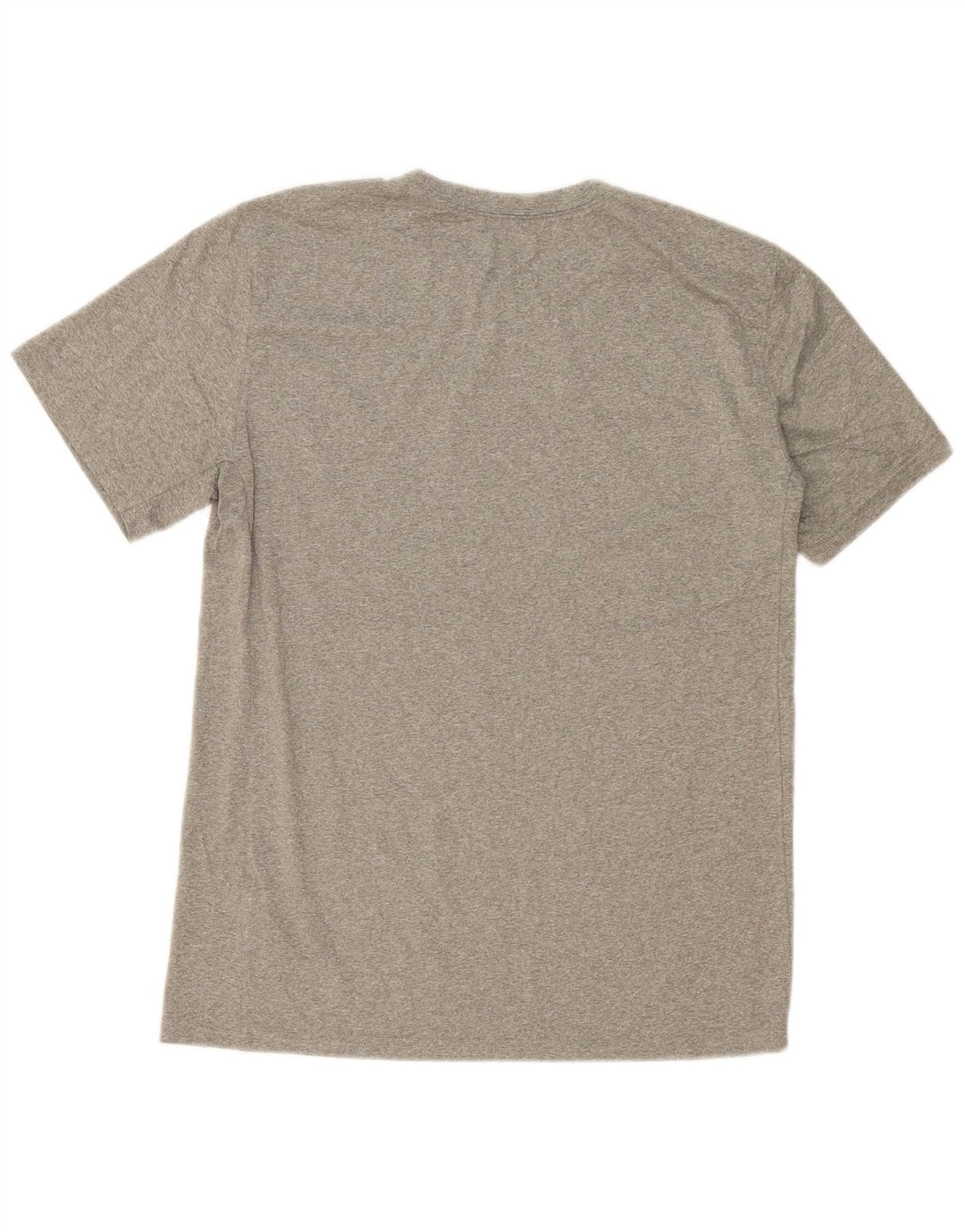 Męski T-shirt z grafiką Nike Dri Fit, średni szary poliester