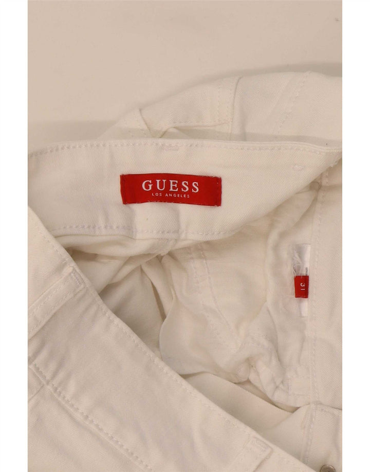 Damskie jeansy Guess W31 L32 białe