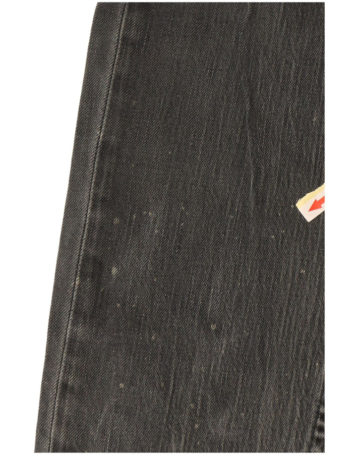 Damskie proste dżinsy Levi's W31 L29 Szara bawełna