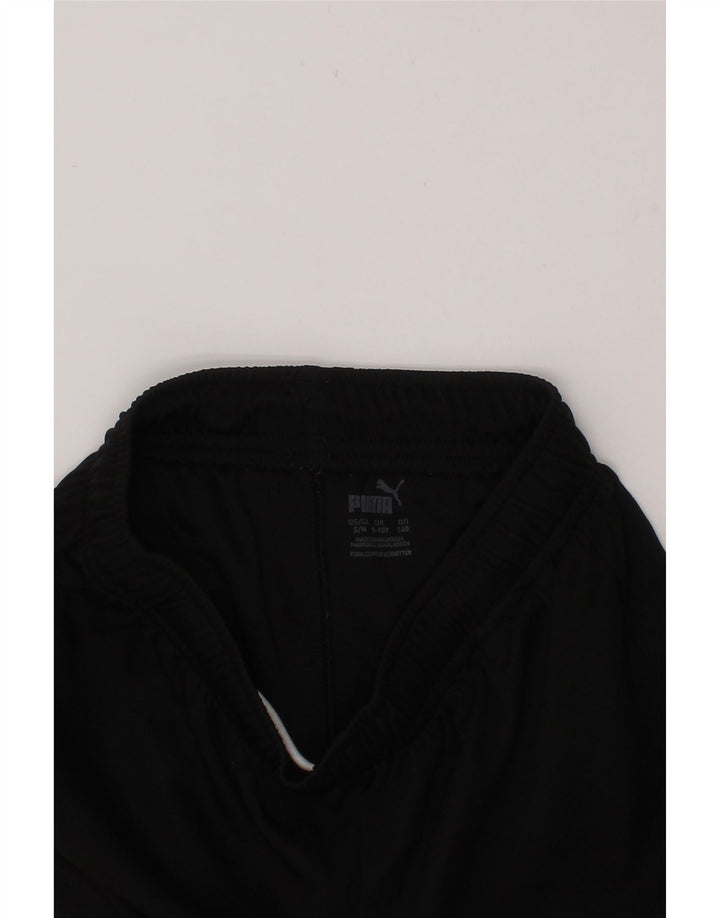 PUMA Boys Sport Shorts 9-10 Years  Black Polyester Vintage Puma and Second-Hand Puma from Messina Hembry 