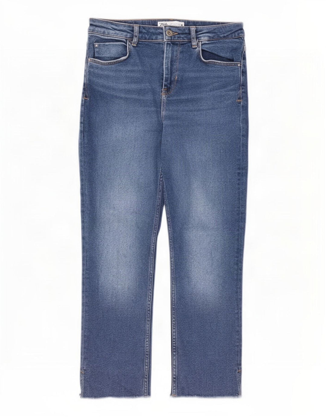 Damskie proste dżinsy Zara EU 40 Medium W30 L26 Niebieskie