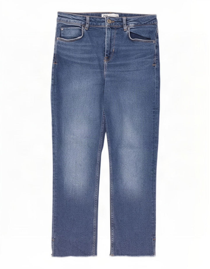 Damskie proste dżinsy Zara EU 40 Medium W30 L26 Niebieskie