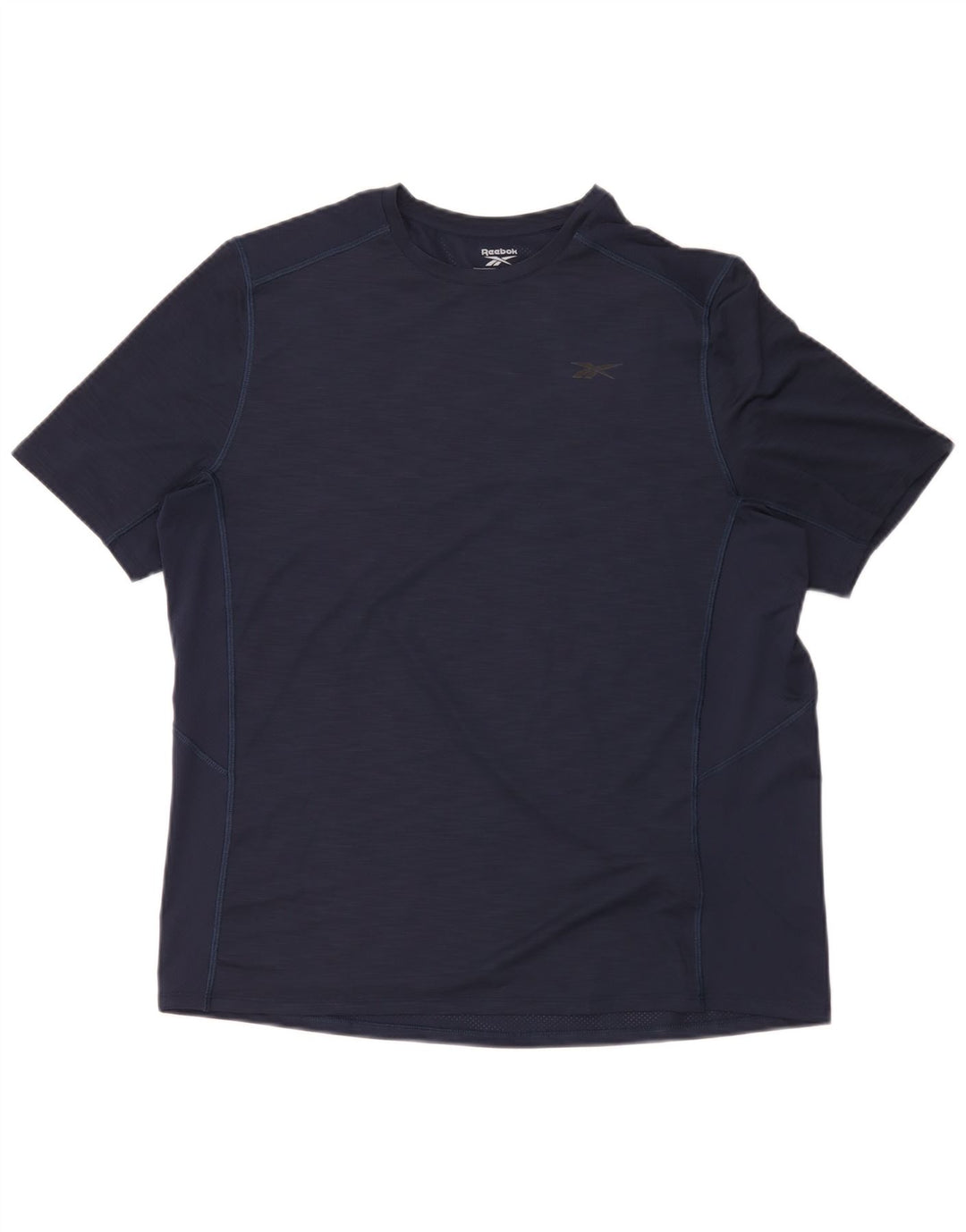 T-shirt męski Reebok, duży, granatowy, poliester