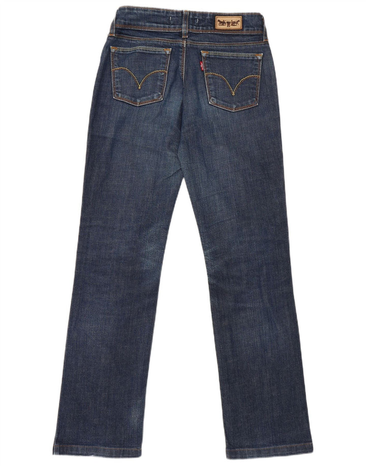 Damskie jeansy Levi's 570 Straight W29 L30 Niebieskie bawełniane