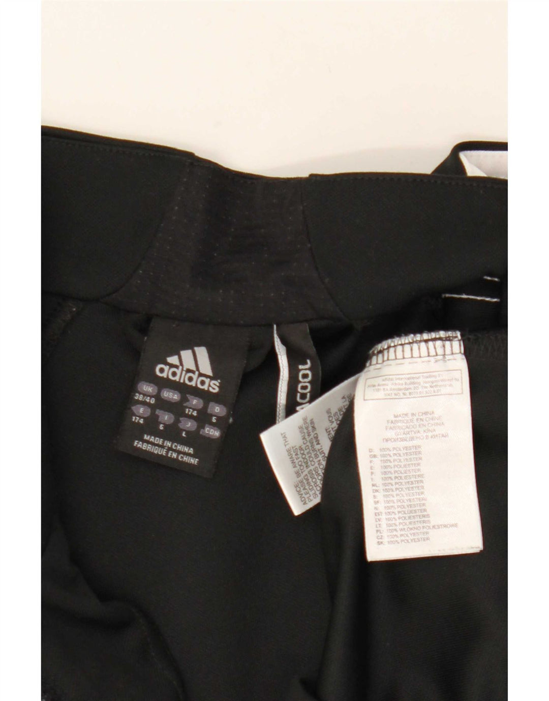 Adidas Męskie Climacool Zip Neck Pullover Dres Top UK 38/40 Średni Czarny