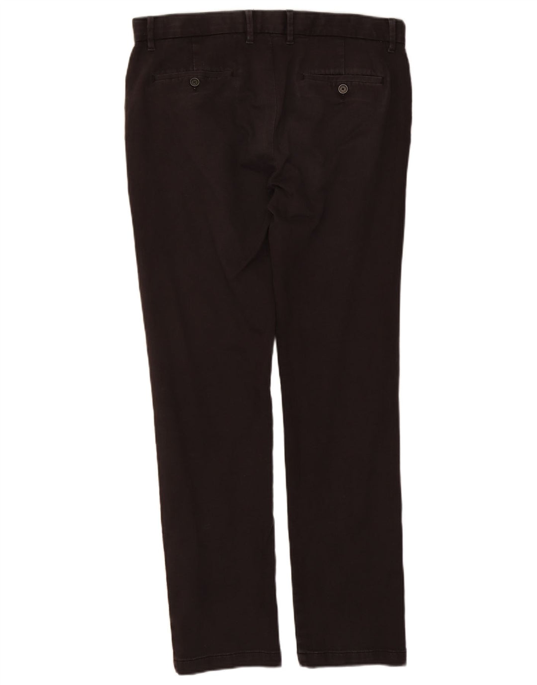 Marks & Spencer Męskie spodnie typu slim chino W36 L33 Brązowa bawełna