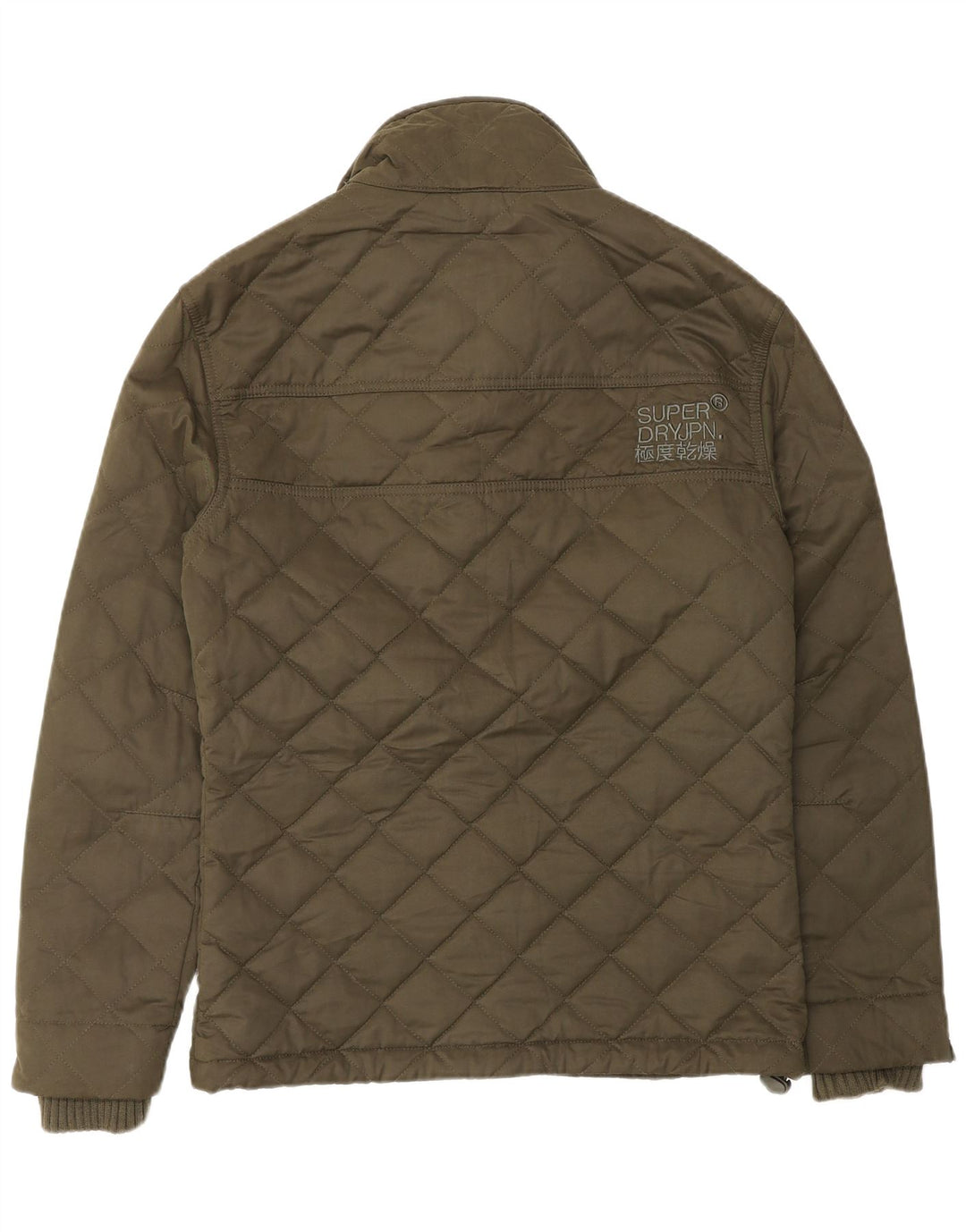 SUPERDRY Męska kurtka wiatrówka The Windhiker UK 38, średnia bawełna khaki
