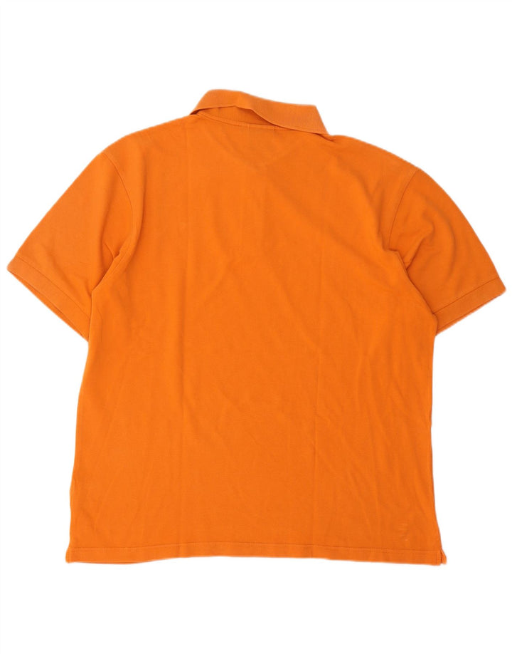 Męska koszulka polo Diadora, duża, pomarańczowa, bawełniana