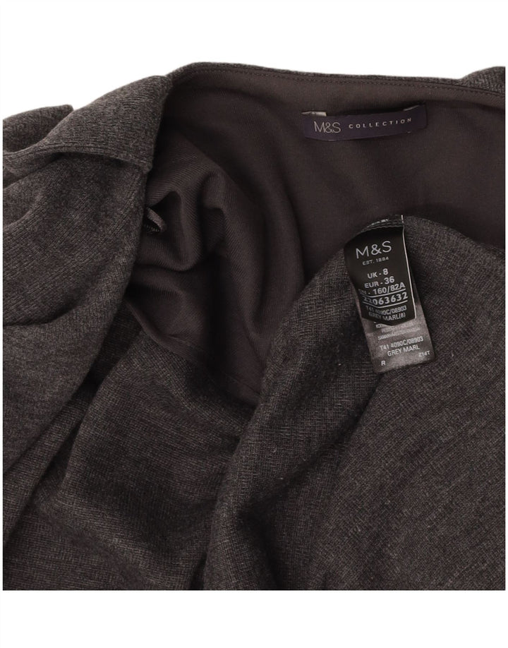 MARKS & SPENCER Damski sweter bez rękawów, UK 8, mały, szary