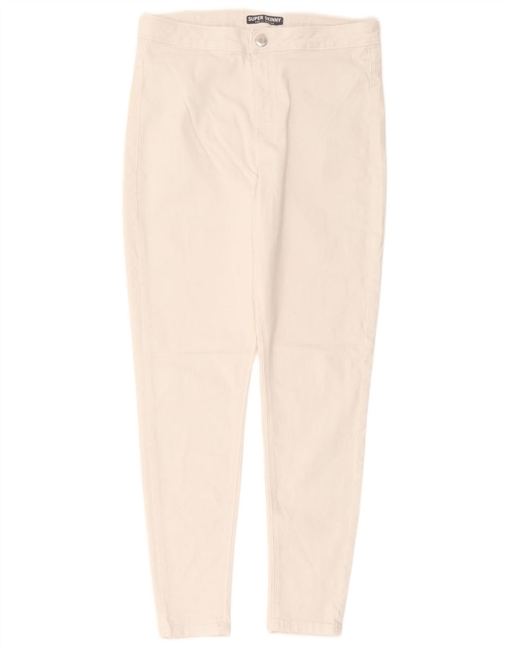 Marks & Spencer Damskie Regularne Skinny Jeans UK 14 Medium W30 L27 Białe