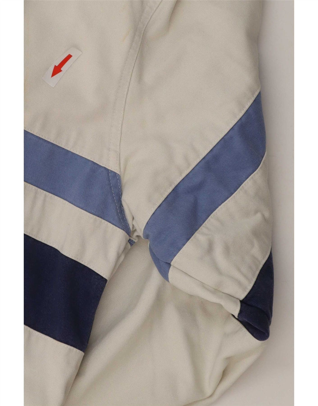 Crew Clothing Męska koszula pulowerowa, średnia, bawełniana w białe paski