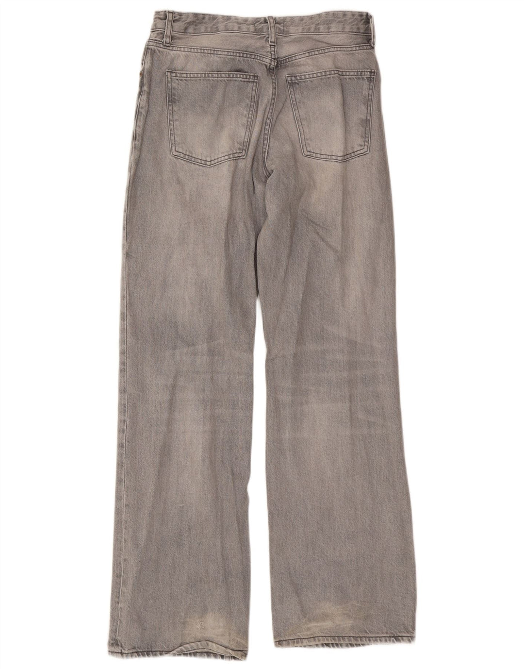 Damskie jeansy z szeroką nogawką Zara EU 38 Medium W28 L33 Szara bawełna