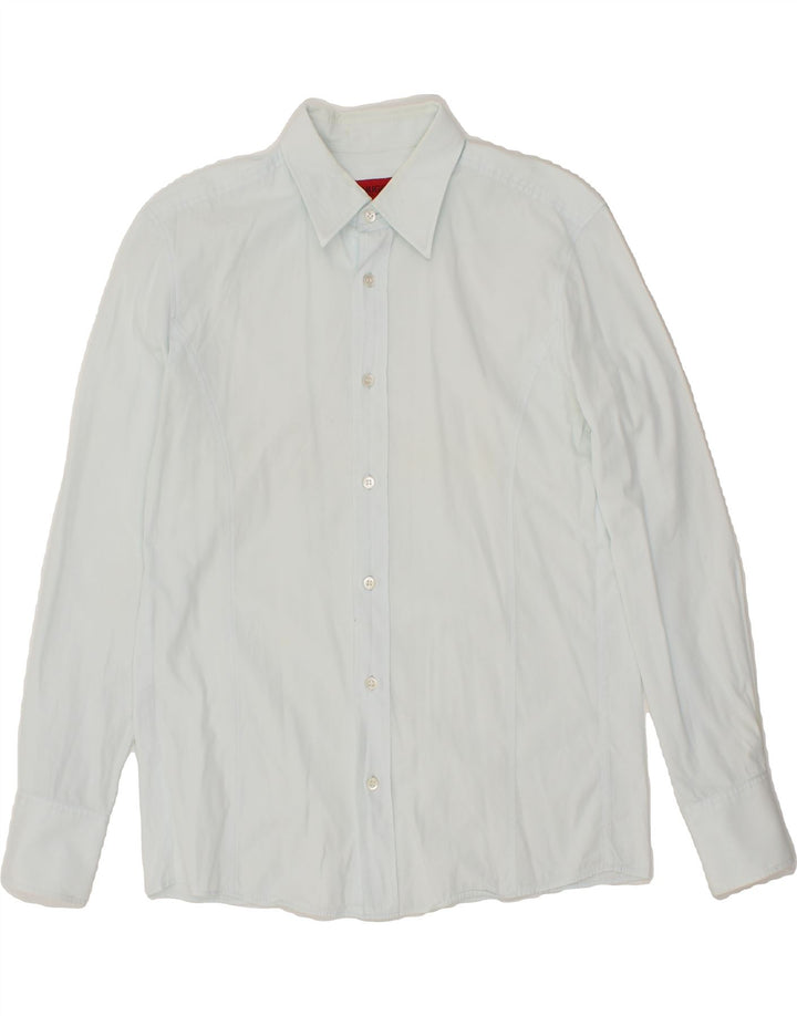 HUGO BOSS Mens Shirt Small Blue Vintage Hugo Boss and Second-Hand Hugo Boss from Messina Hembry 
