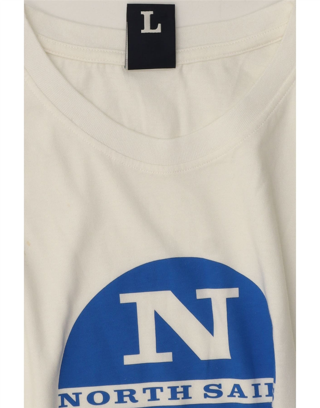 Męski T-shirt z grafiką North Sails, duży, biały