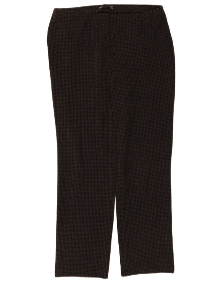 Damskie spodnie codzienne Marks & Spencer UK 12 Medium W32 L28 Czarne